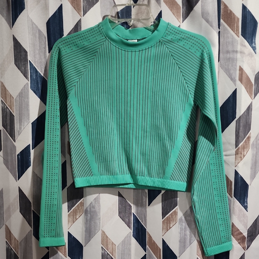 Fablerics Whitney Seamless Cropped L/S Top